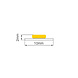 Led line: Erstklassiges Lichtdesign LED Leuchtband Lichtlinie durchgehend - 5m 24V 18W pro Meter - Lichtfarbe optional