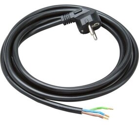 LCB LED-Beleuchtung Innovatives Design, hochwertige Technik & schnelle Lieferung! Anschlusskabel - 3 Meter Schwarz - H03VV-F 3G0,75