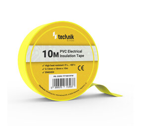 Technik Isolierband 0,13 x 18mm - 10 Meter Gelb Technik Isolierband 0,13 x 18mm - 10 Meter Gelb