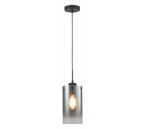 Freelight LED Pendelleuchte Ventotto mit einzel Licht Schwarz / Rauchglas Freelight LED Pendelleuchte Ventotto mit einzel Licht Schwarz / Rauchglas