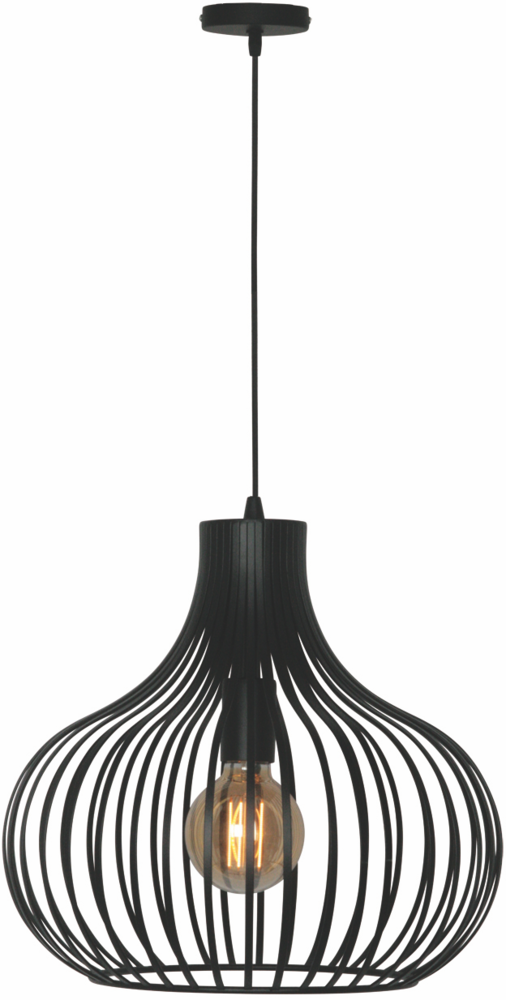 Freelight LED Pendelleuchte Aglio 38cm Schwarz