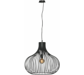 Freelight LED-Beleuchtung  LED Pendelleuchte Aglio 60cm Schwarz