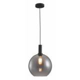 Freelight LED Pendelleuchte Chandra 30cm Schwarz / Rauchglas Freelight LED Pendelleuchte Chandra 30cm Schwarz / Rauchglas