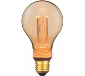 Freelight LED-Beleuchtung  2,3W LED Lampe Gold 7,5cm E27 1800K 3 Einstellungen