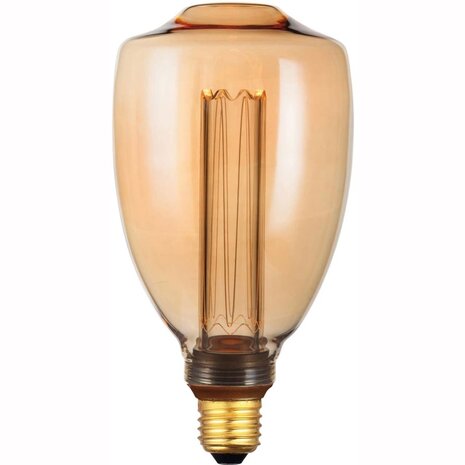 Freelight LED-Beleuchtung  LED Lampe E27 - 5W - Gold - 9x17cm - 1800K - 3 Einstellungen
