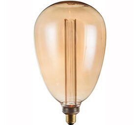 Freelight LED-Beleuchtung  LED Lampe E27 - 5W -  Gold - 17x30cm - 1800K - 3 Einstellungen