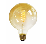 Freelight LED Fadenlampe Globe Glühwendel 125mm Gold