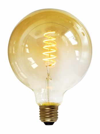 Freelight LED-Beleuchtung  LED Fadenlampe Globe Glühwendel 125mm Gold