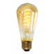 Freelight LED-Beleuchtung  Edison LED Fadenlampe Glühwendel 6,4cm Gold