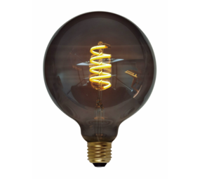 Freelight LED-Beleuchtung  LED Fadenlampe Globe 8W Glühwendel dimmbar 125mm Rauch