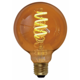 Freelight LED Fadenlampe Globe 8W Glühwendel dimmbar 95mm Gold Freelight LED Fadenlampe Globe 8W Glühwendel dimmbar 95mm Gold