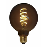 Freelight LED-Beleuchtung  LED Fadenlampe Globe 8W Glühwendel dimmbar 95mm Rauch