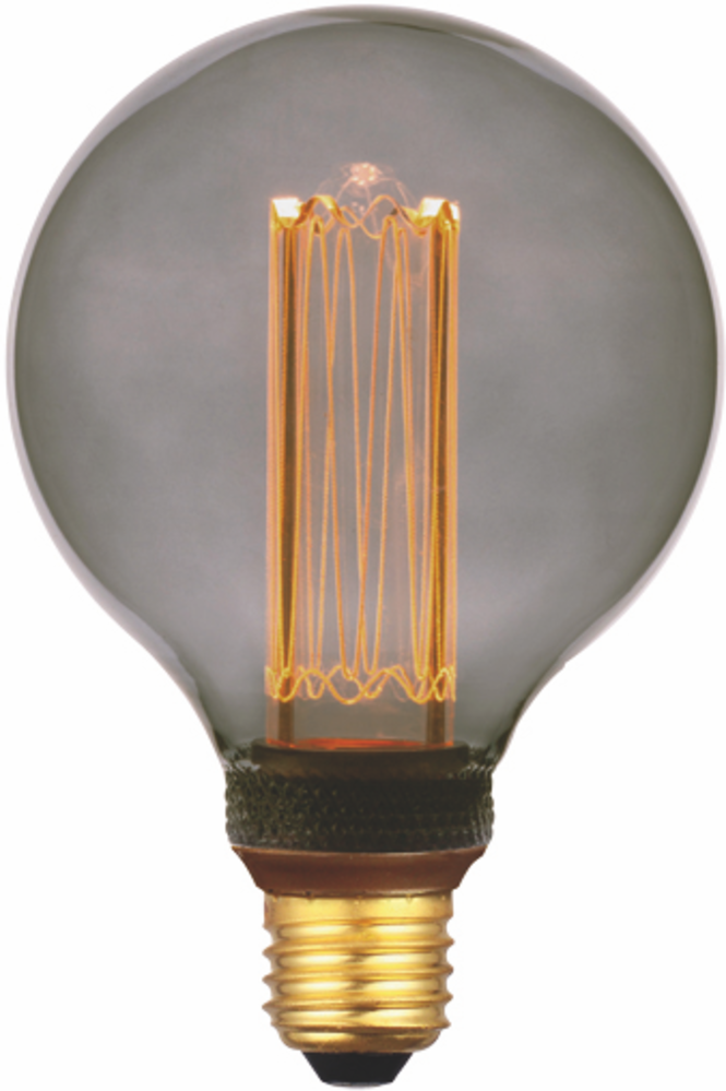 Freelight LED Lampe E27 - 5W - Rauch - 9,5cm - 2000K - 3 Einstellungen mit Erinnerungsfunktion