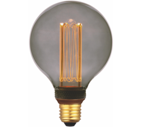 Freelight LED-Beleuchtung  LED Lampe E27 - 5W - Rauch - 9,5cm - 2000K - 3 Einstellungen mit Erinnerungsfunktion