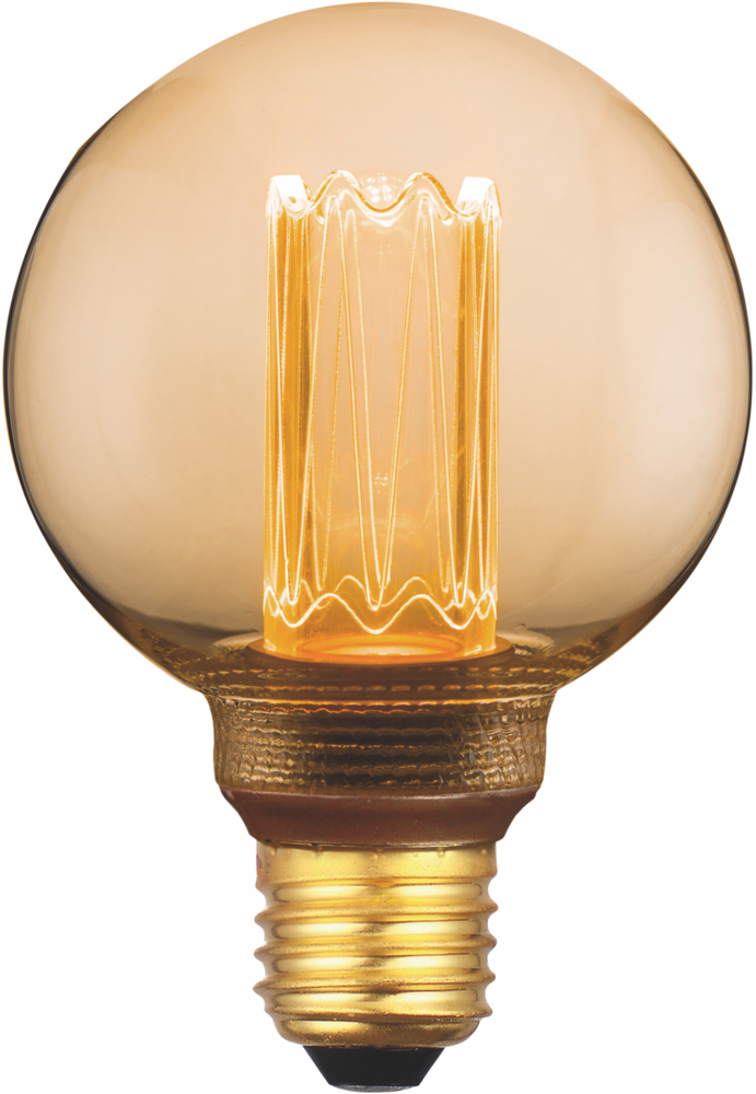 Freelight 5W LED Globe Gold 8cm 3 Einstellungen mit Erinnerungsfunktion