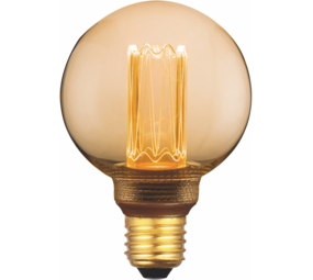 Freelight 5W LED Globe Gold 8cm 3 Einstellungen mit Erinnerungsfunktion