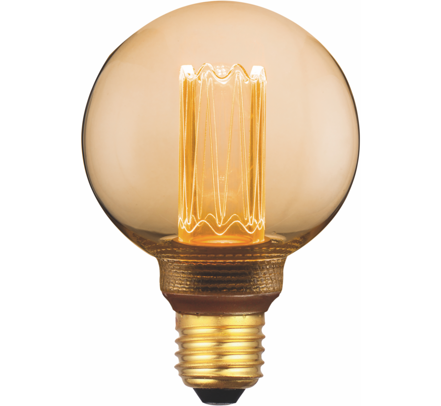5W LED Globe Gold 8cm 3 Einstellungen mit Erinnerungsfunktion