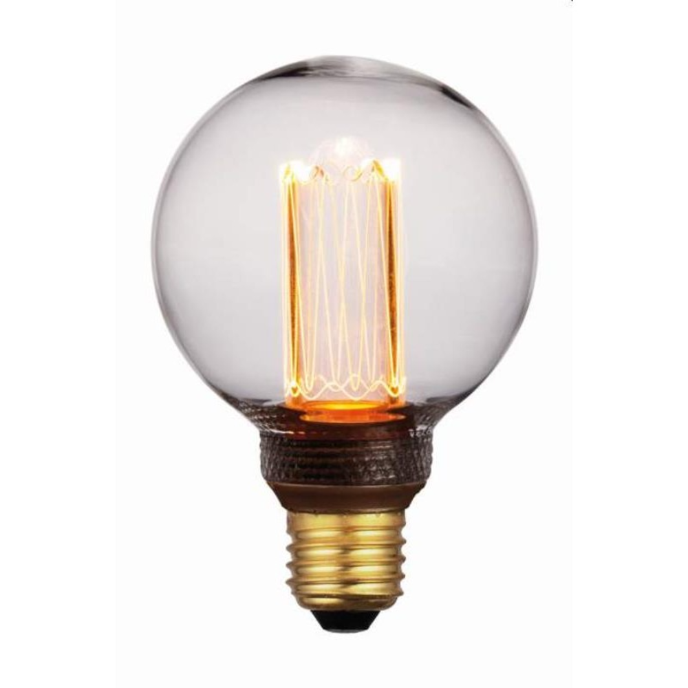 Freelight 5W LED Globe Klar 8cm 3 Einstellungen mit Erinnerungsfunktion