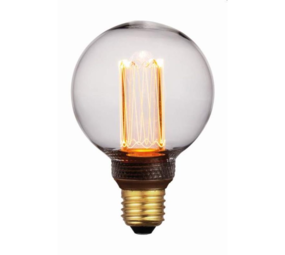 5W LED Globe Klar 8cm 3 Einstellungen mit Erinnerungsfunktion
