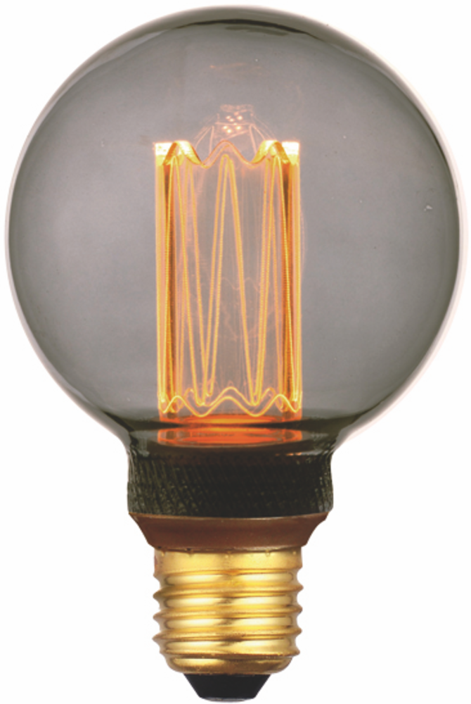 Freelight LED-Beleuchtung  LED Lampe E27- 5W - Rauch - 8cm - 2000K - 3 Einstellungen mit Erinnerungsfunktion