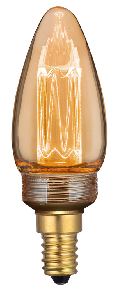 Freelight LED-Beleuchtung  LED Lampe E14 - 5W - Gold - 1800K - 3 Einstellungen mit Erinnerungsfunktion