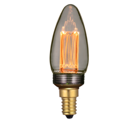 Freelight LED-Beleuchtung  5W LED Lampe Kerze Rauch E14 1800K 3 Einstellungen mit Erinnerungsfunktion