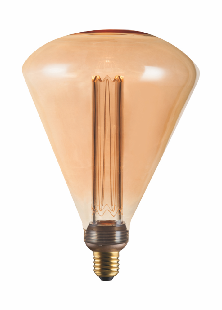 Freelight LED-Beleuchtung  LED Lampe E27 - 5W - Klar - 17x24cm - 2000K - 3 Einstellungen mit Erinnerungsfunktion