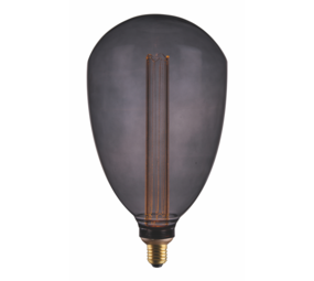 Freelight LED-Beleuchtung  LED Lampe E27 - 5W - Rauch - 17x30cm - 1800K - 3 Einstellungen mit Erinnerungsfunktion