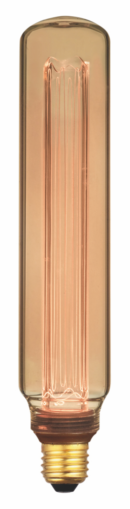 Freelight LED-Beleuchtung  LED Lampe E27 - 5W - Gold - 6x30cm - 1800K - 3 Einstellungen mit Erinnerungsfunktion