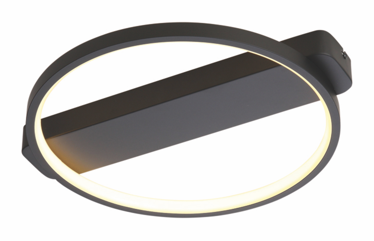 Freelight LED-Beleuchtung  Deckenleuchte CINTURA Ø35cm Schwarz