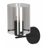 Freelight LED-Beleuchtung  LED Wandleuchte INTERNO Schwarz / Rauchglas