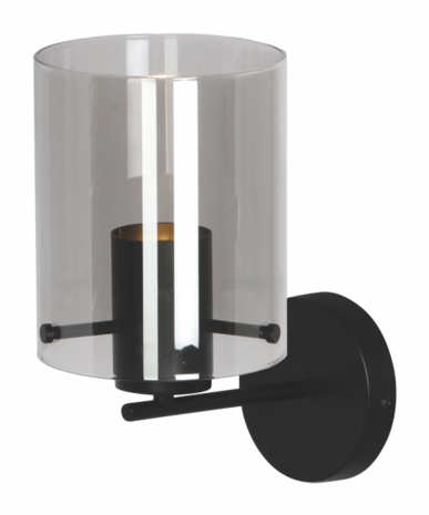 Freelight LED Wandleuchte INTERNO Schwarz / Rauchglas Freelight LED Wandleuchte INTERNO Schwarz / Rauchglas