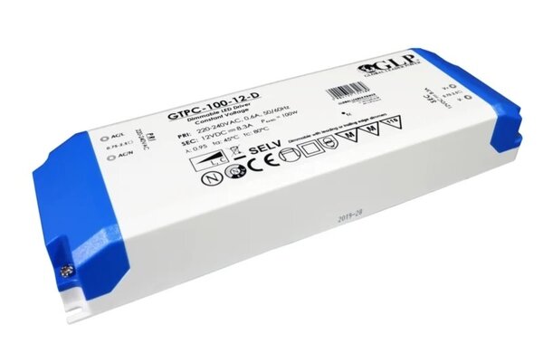 GLP – Professionelle LED- und Trafos LED Trafo dimmbar - 12V 100W 8.33A GLP – Professionelle LED- und Trafos LED Trafo dimmbar - 12V 100W 8.33A