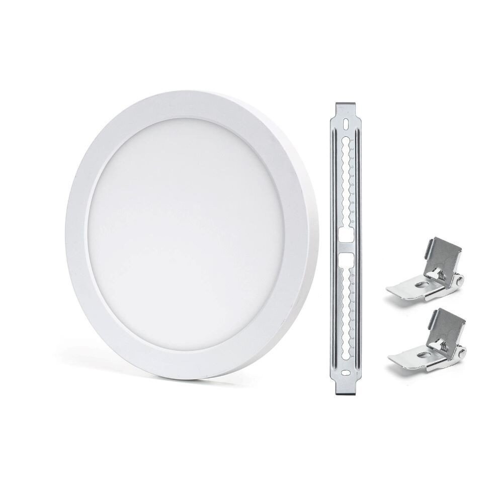 Hublot LED Rond Xanlite – 1500 Lumens, CCT Réglable 3000K/4000K/5000K – IP65, Finition Blanche – Pour Plafond, Salle De Bain, Couloir