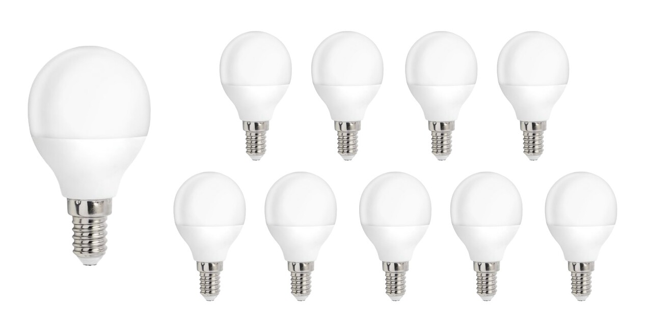 Spectrum 10er Vorteilspack LED Lampe - E14 Sockel - 8W entspricht 50W - 4000K Neutralweiß Spectrum 10er Vorteilspack LED Lampe - E14 Sockel - 8W entspricht 50W - 4000K Neutralweiß
