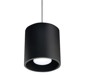 Sollux Lighting Hängeleuchte ORBIS 1 Schwarz - 1x GU10 Fassung - max. 40W - exkl. LED's Sollux Lighting Hängeleuchte ORBIS 1 Schwarz - 1x GU10 Fassung - max. 40W - exkl. LED's