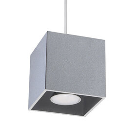 Sollux Lighting Hängeleuchte QUAD 1 Grau - 1x GU10 Fassung - max. 40W - exkl. LED's Sollux Lighting Hängeleuchte QUAD 1 Grau - 1x GU10 Fassung - max. 40W - exkl. LED's