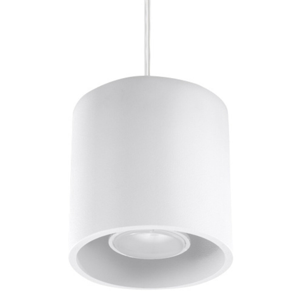 Sollux Lighting Hängeleuchte ORBIS 1 Weiß - 1x GU10 Fassung - max. 40W - exkl. LED's Sollux Lighting Hängeleuchte ORBIS 1 Weiß - 1x GU10 Fassung - max. 40W - exkl. LED's