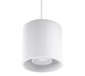Sollux Lighting Hängeleuchte ORBIS 1 Weiß - 1x GU10 Fassung - max. 40W - exkl. LED's Sollux Lighting Hängeleuchte ORBIS 1 Weiß - 1x GU10 Fassung - max. 40W - exkl. LED's