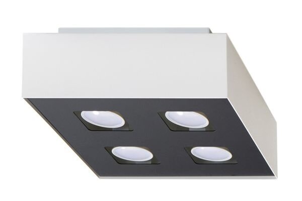 Sollux Lighting Deckenspot MONO 4 Weiß - 4x GU10 Fassung - max. 4x40W - exkl. LED's Sollux Lighting Deckenspot MONO 4 Weiß - 4x GU10 Fassung - max. 4x40W - exkl. LED's