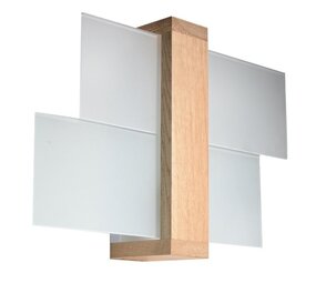 Sollux Lighting Wandleuchte FENIKS 1 Natur Holz - 1x E27 Fassung - max. 60W - exkl. LED's Sollux Lighting Wandleuchte FENIKS 1 Natur Holz - 1x E27 Fassung - max. 60W - exkl. LED's