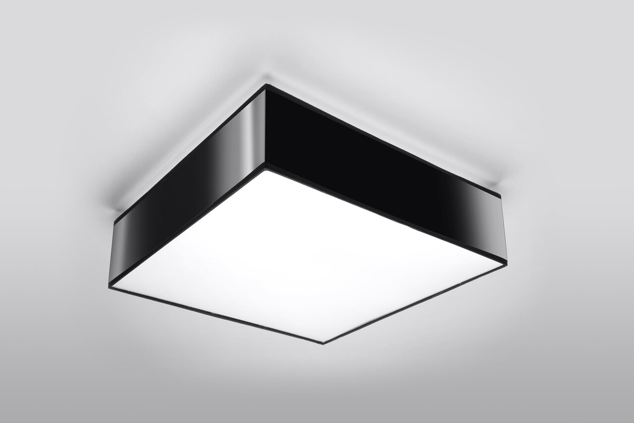 Sollux Lighting Deckenspot HORUS 35 Schwarz - 2x E27 Fassung - max. 2x60W - exkl. LED's