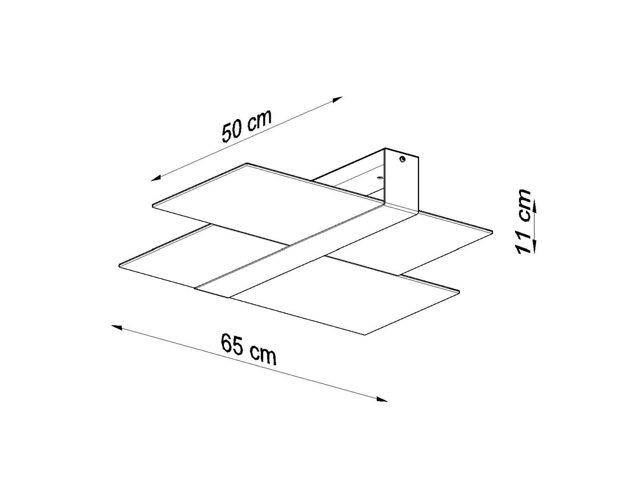 Sollux Lighting Deckenspot MASSIMO Chrom - 2x E27 Fassung - max. 2x60W - exkl. LED's Sollux Lighting Deckenspot MASSIMO Chrom - 2x E27 Fassung - max. 2x60W - exkl. LED's
