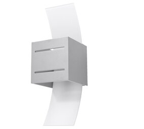 Sollux Lighting Wandleuchte LORETO Grau - 1x G9 Fassung - max. 40W - exkl. LED's Sollux Lighting Wandleuchte LORETO Grau - 1x G9 Fassung - max. 40W - exkl. LED's