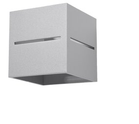 Sollux Lighting Wandleuchte LOBO Grau - 1x G9 Fassung - max. 40W - exkl. LED's Sollux Lighting Wandleuchte LOBO Grau - 1x G9 Fassung - max. 40W - exkl. LED's