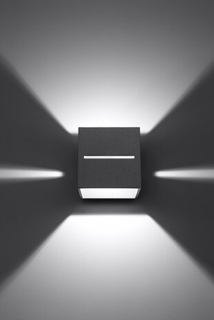 Sollux Lighting Wandleuchte LOBO Grau - 1x G9 Fassung - max. 40W - exkl. LED's Sollux Lighting Wandleuchte LOBO Grau - 1x G9 Fassung - max. 40W - exkl. LED's