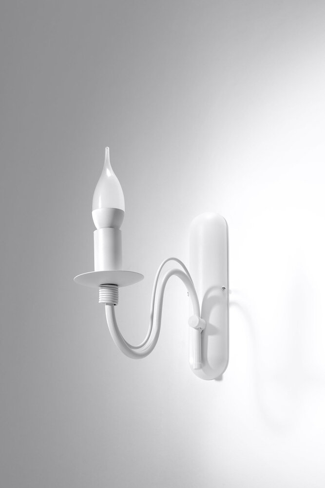 Sollux Lighting Wandleuchte MINERWA Weiß - 1x E14 Fassung - max. 40W - exkl. LED's Sollux Lighting Wandleuchte MINERWA Weiß - 1x E14 Fassung - max. 40W - exkl. LED's