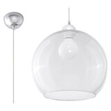 Sollux Lighting Pendelleuchte BALL Transparent - 1x E27 Fassung - max. 60W - exkl. LED's Sollux Lighting Pendelleuchte BALL Transparent - 1x E27 Fassung - max. 60W - exkl. LED's