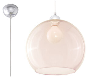 Sollux Lighting Pendelleuchte BALL Champagner - 1x E27 Fassung - max. 60W - exkl. LED's Sollux Lighting Pendelleuchte BALL Champagner - 1x E27 Fassung - max. 60W - exkl. LED's