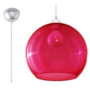 Sollux Lighting Pendelleuchte BALL Rot - 1x E27 Fassung - max. 60W - exkl. LED's
